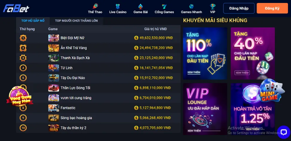 Khuyến mãi luck8333